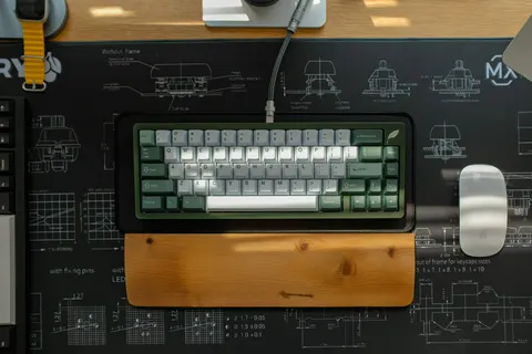 Mechanical keyboard and mouse — desktop accessories by Chama Solution